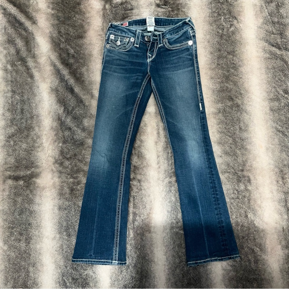True Religion Blue Flare & Wide Leg Jeans